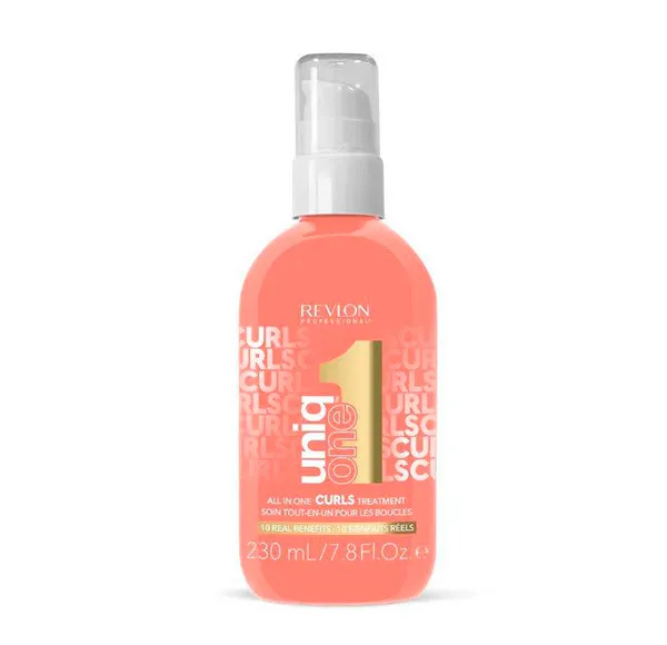 Многофункциональный уход за вьющимися волосами Uniq One Curls Revlon Professional, 230 ml
Многофункциональный уход за вьющимися волосами Uniq One Curls Revlon Professional, 230 ml
