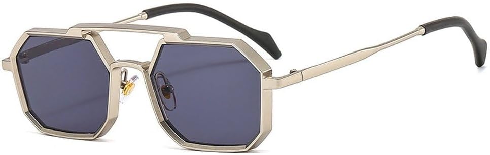 Ретро-металлические панк-солнцезащитные очки в форме многоугольника и квадрата для женщин, модные, с прозрачными линзами, защита от УФ-излучения UV400, мужские, красные и желтые SKFGNX, Silver Grey
Ретро-металлические панк-солнцезащитные очки в форме многоугольника и квадрата для женщин, модные, с прозрачными линзами, защита от УФ-излучения UV400, мужские, красные и желтые SKFGNX, Silver Grey