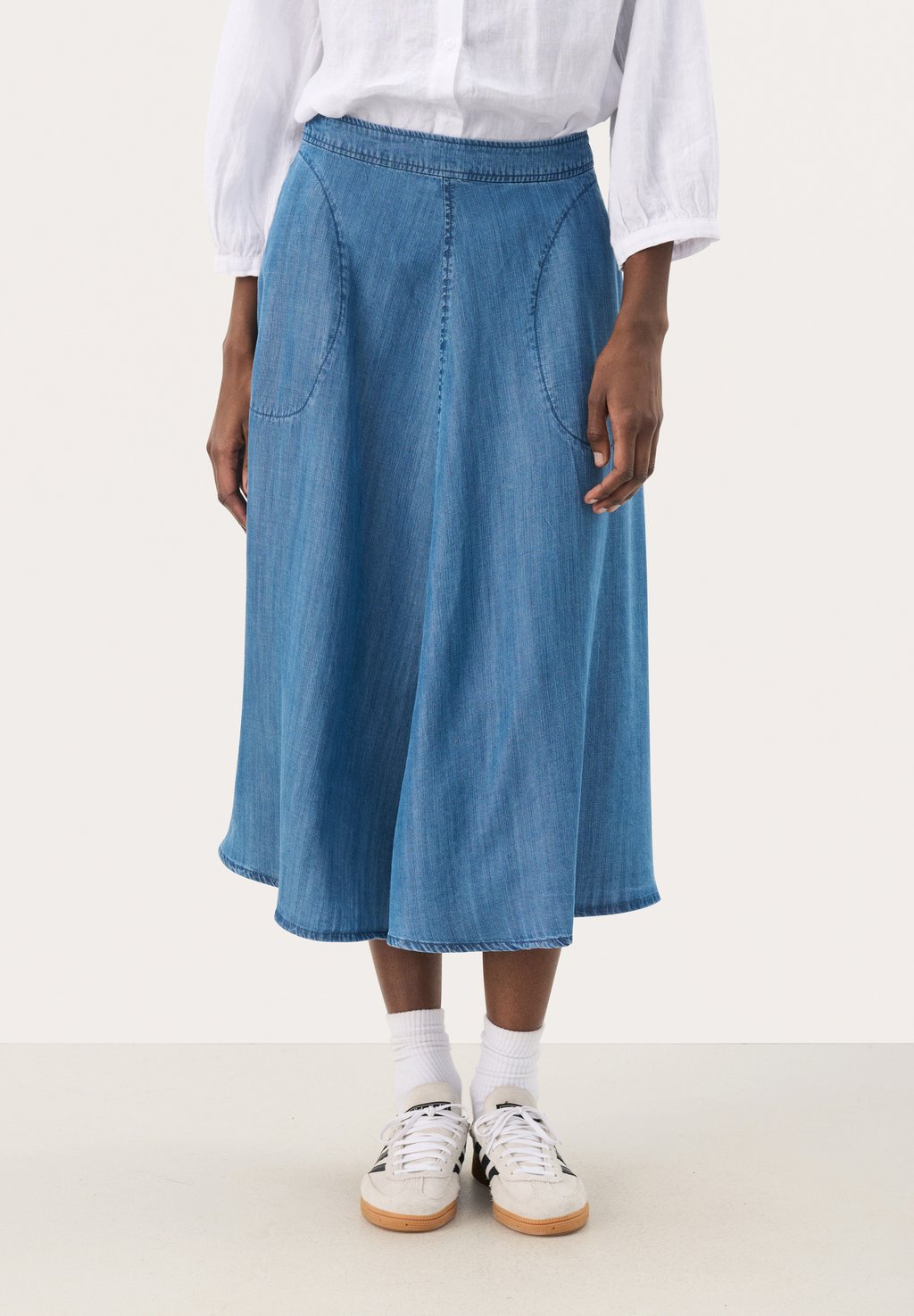 Юбка А-силуэта PERNILLE Part Two, деним
Юбка А-силуэта PERNILLE Part Two, деним