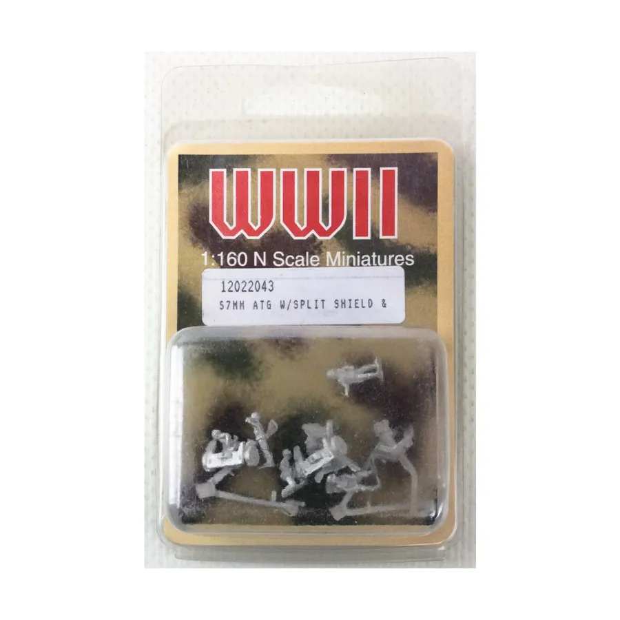 57-мм ПТУР с разделенным щитом, WWII Miniatures (1:160)
57-мм ПТУР с разделенным щитом, WWII Miniatures (1:160)