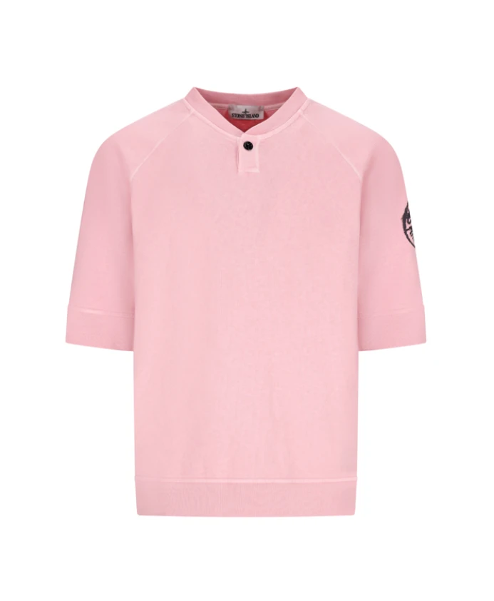 Повседневная толстовка с коротким рукавом Stone Island, розовый
Повседневная толстовка с коротким рукавом Stone Island, розовый