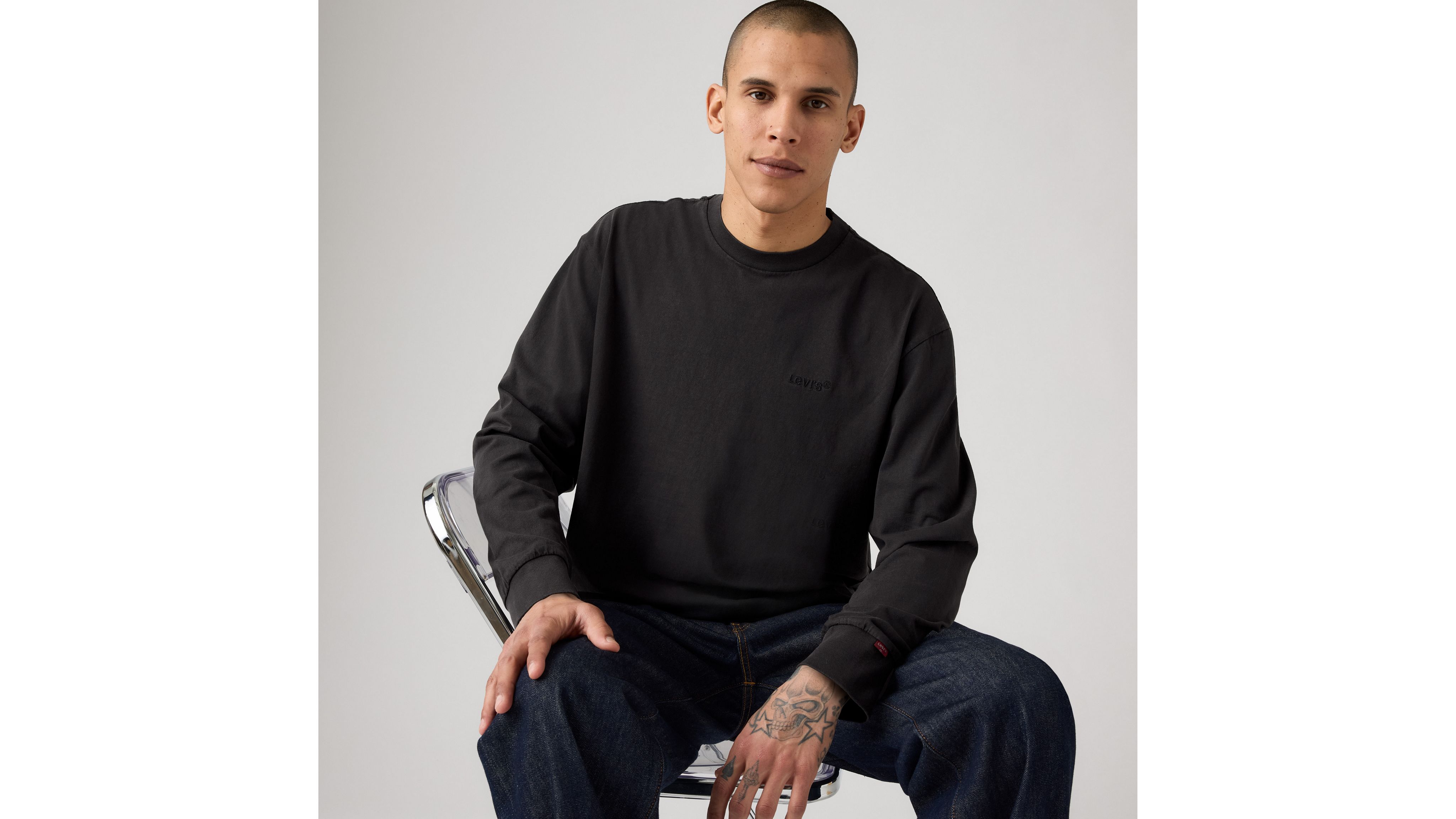 Аутентичная футболка с длинным рукавом Levi's, Garment Dye Mineral Black - Black
Аутентичная футболка с длинным рукавом Levi's, Garment Dye Mineral Black - Black