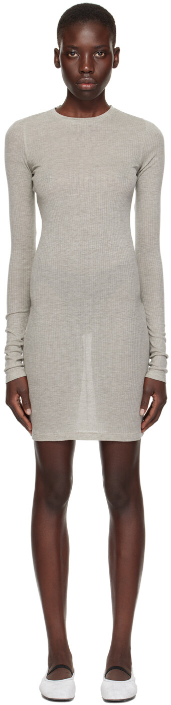 Серое мини-платье с накладным верхом RECTO
Серое мини-платье с накладным верхом RECTO