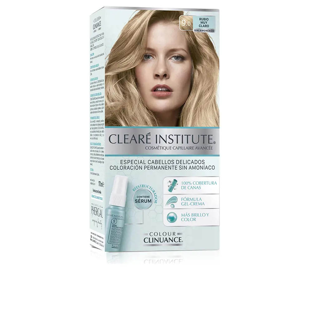 Краска для волос Colour clinuance cabellos delicados Clearé Institute, цвет 9.0-rubio muy claro, 1 шт.
Краска для волос Colour clinuance cabellos delicados Clearé Institute, цвет 9.0-rubio muy claro, 1 шт.