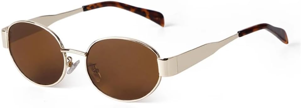 Солнцезащитные очки в металлической овальной оправе для женщин и мужчин, круглые очки для вождения, прозрачные линзы, защита от УФ-излучения UV400 для мужчин LANGSER, C3 Gold Brown
Солнцезащитные очки в металлической овальной оправе для женщин и мужчин, круглые очки для вождения, прозрачные линзы, защита от УФ-излучения UV400 для мужчин LANGSER, C3 Gold Brown