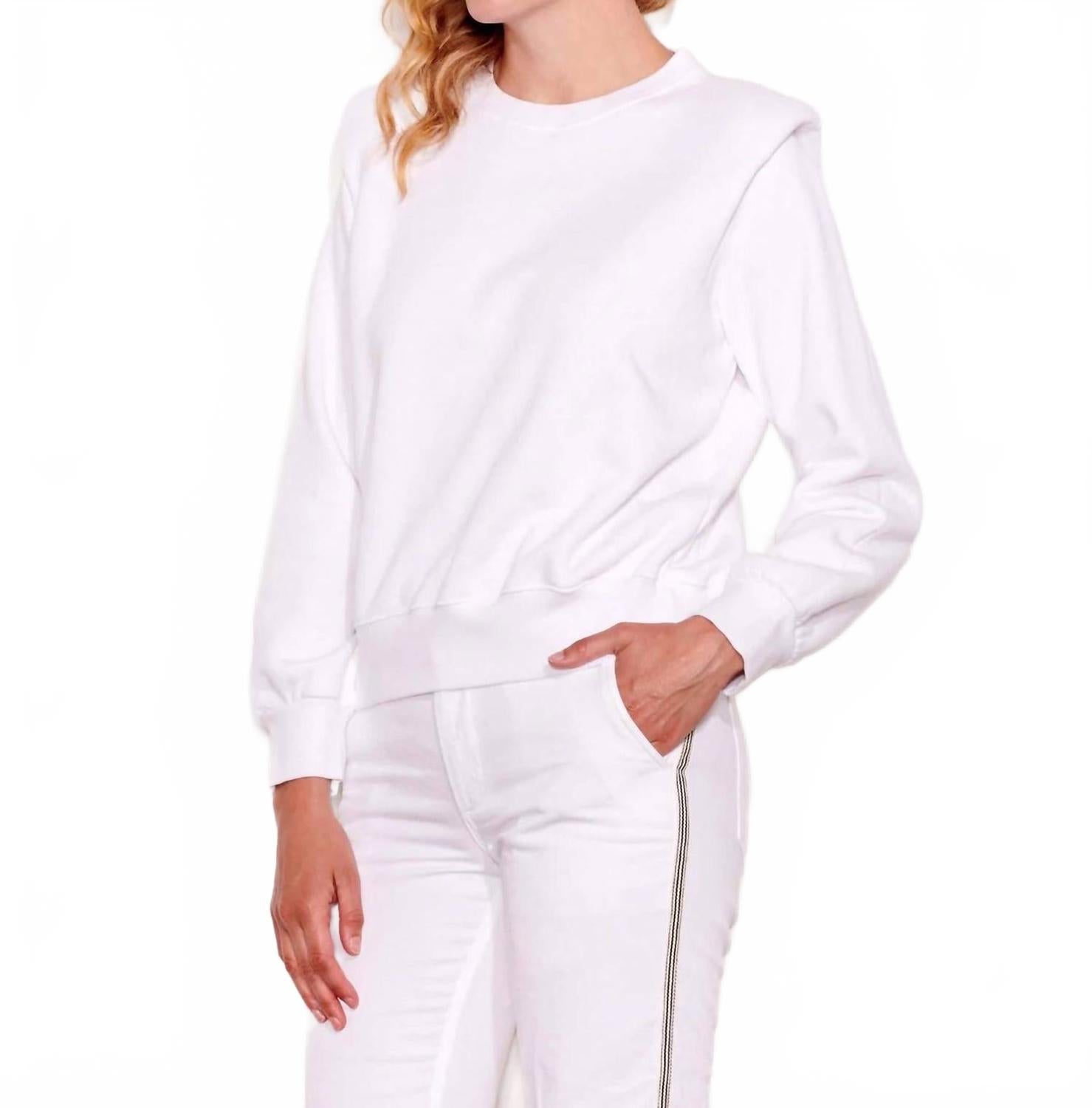 Белая толстовка с плечевыми вставками Sundry 
Белая толстовка с плечевыми вставками Sundry