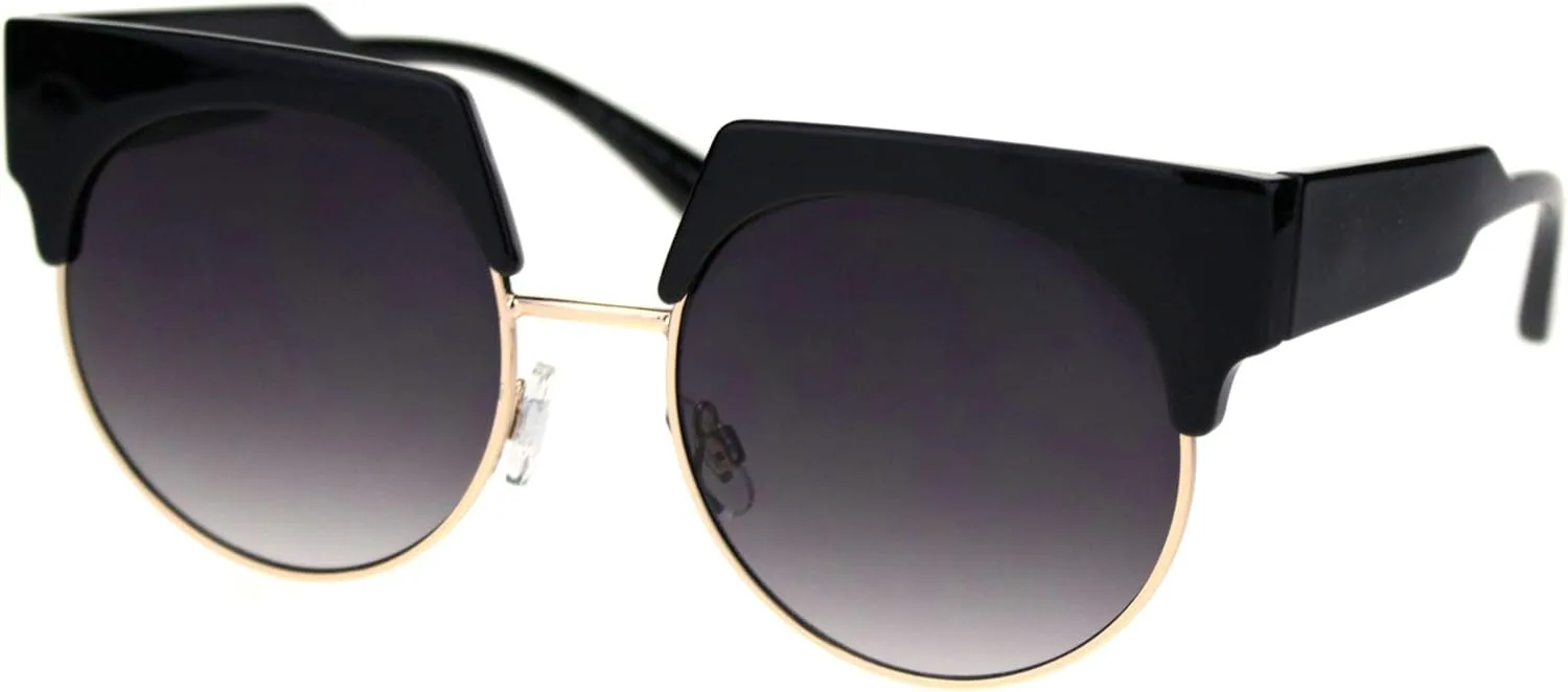 Женские солнцезащитные очки с круглой оправой, выразительным верхом, большого размера, модные, с защитой от УФ-излучения UV 400 PASTL, Black Gold (Smoke)
Женские солнцезащитные очки с круглой оправой, выразительным верхом, большого размера, модные, с защитой от УФ-излучения UV 400 PASTL, Black Gold (Smoke)