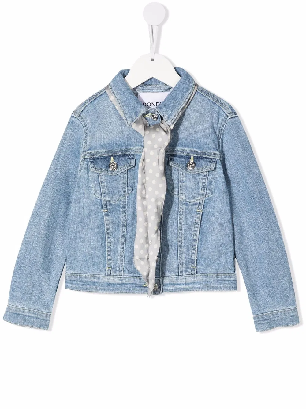 Джинсовая куртка с карманами и шарфом DONDUP KIDS, синий
Джинсовая куртка с карманами и шарфом DONDUP KIDS, синий
