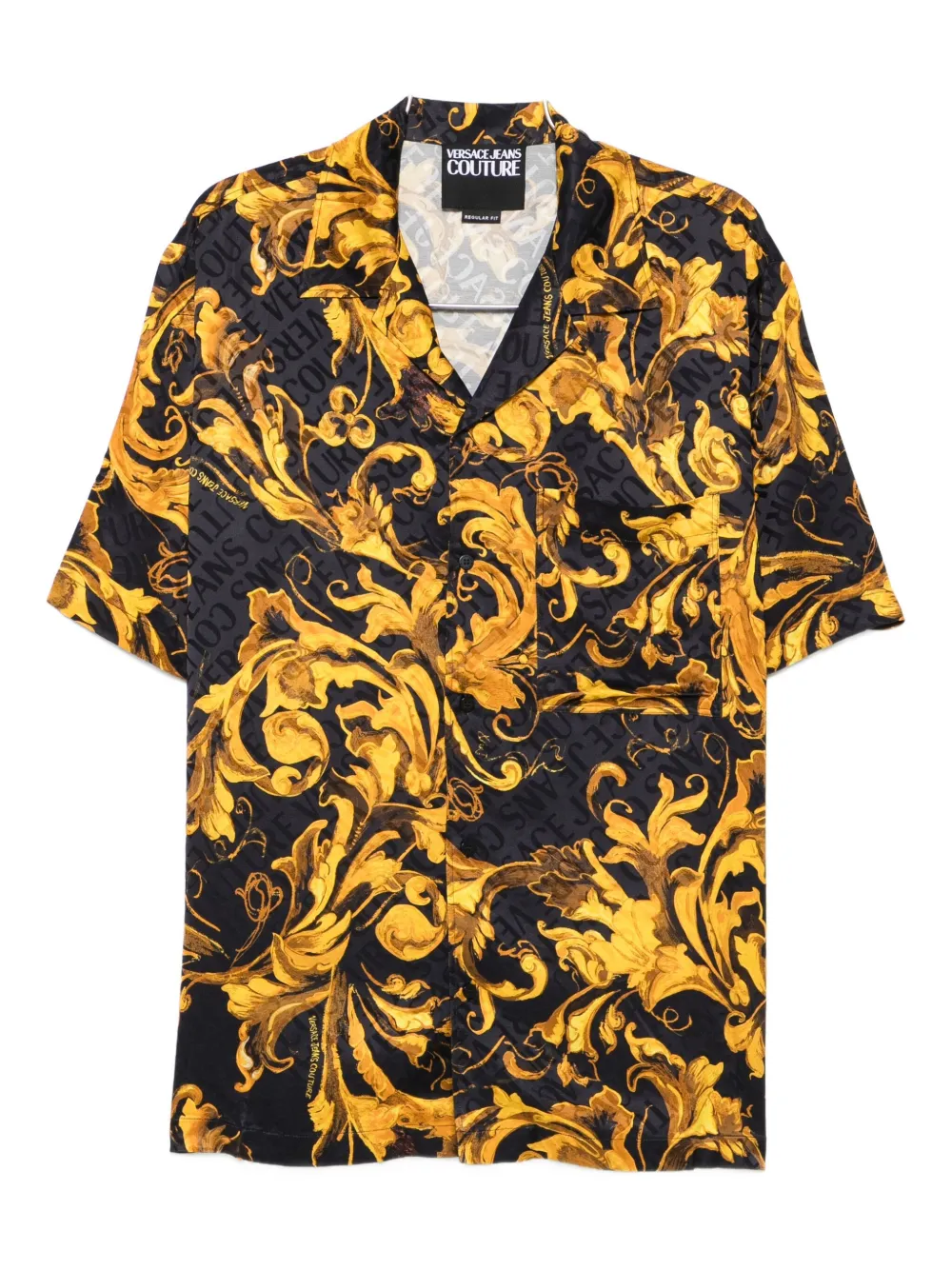 Рубашка с короткими рукавами и принтом «Барокко» Versace Jeans Couture, черный
Рубашка с короткими рукавами и принтом «Барокко» Versace Jeans Couture, черный