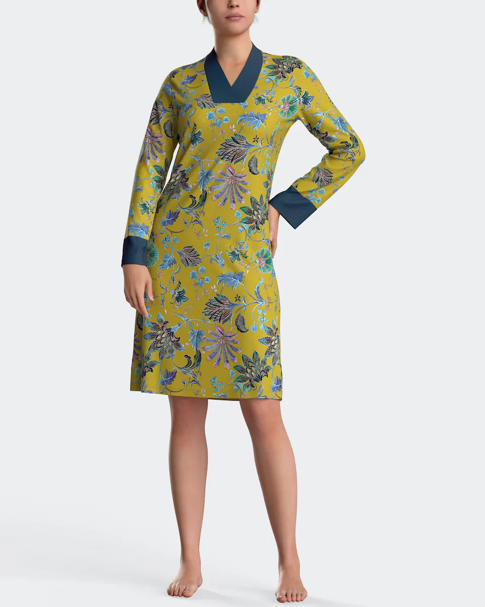 Ночная рубашка из модала с принтом Impetus, желтый
Ночная рубашка из модала с принтом Impetus, желтый