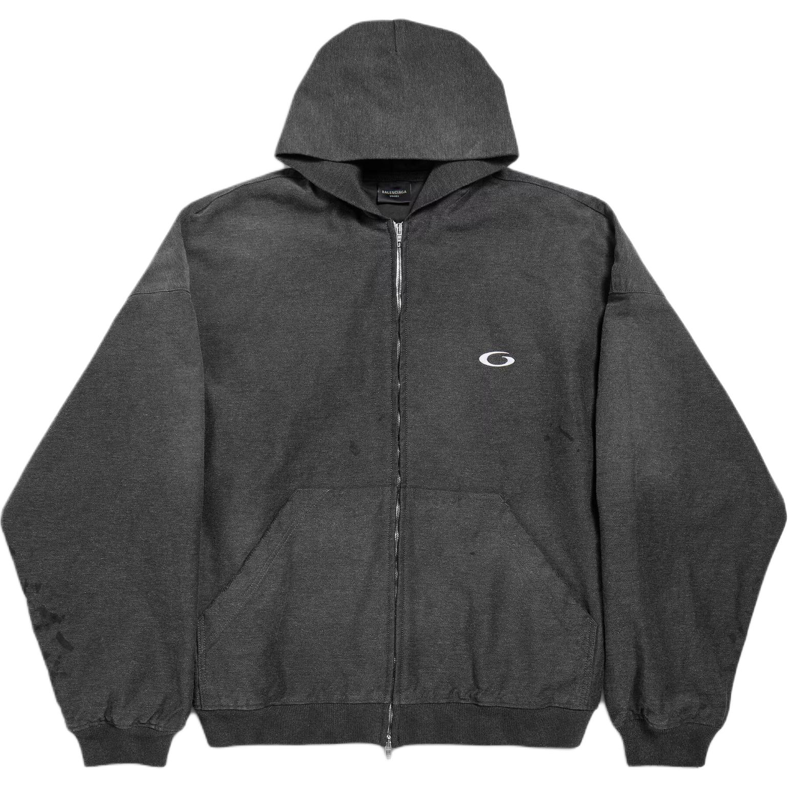 Худи с вышитым логотипом Balenciaga, серый
Худи с вышитым логотипом Balenciaga, серый