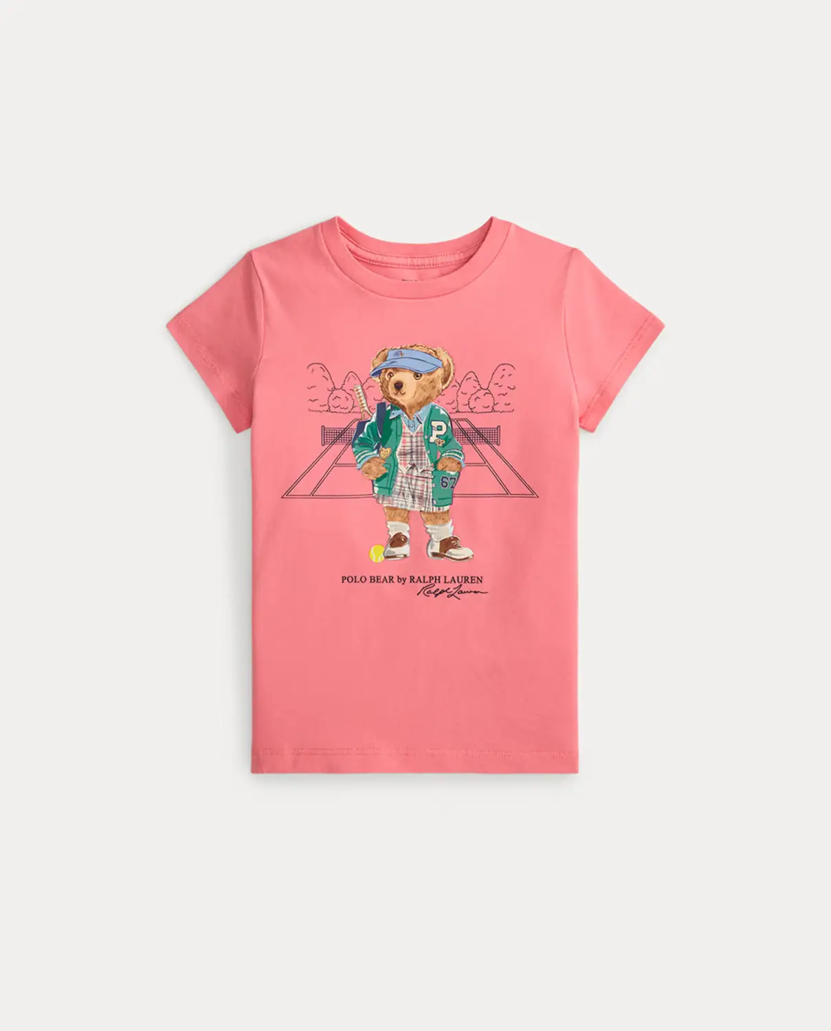 Детская хлопковая трикотажная футболка с Polo Bear Polo Ralph Lauren, розовый
Детская хлопковая трикотажная футболка с Polo Bear Polo Ralph Lauren, розовый