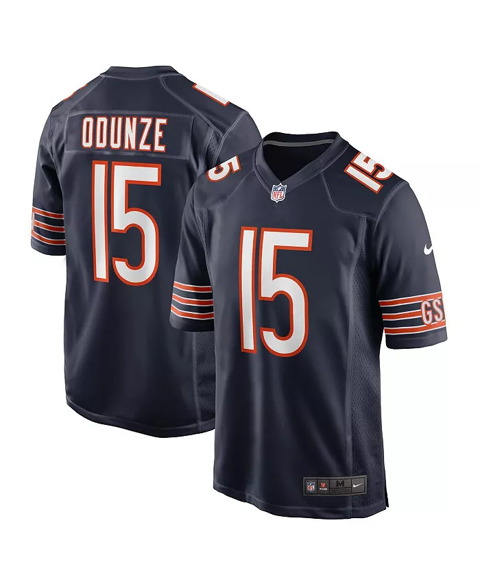 Мужская игровая футболка Rome Odunze Navy Chicago Bears — выбор в первом раунде драфта НФЛ 2024 Nike
Мужская игровая футболка Rome Odunze Navy Chicago Bears — выбор в первом раунде драфта НФЛ 2024 Nike
