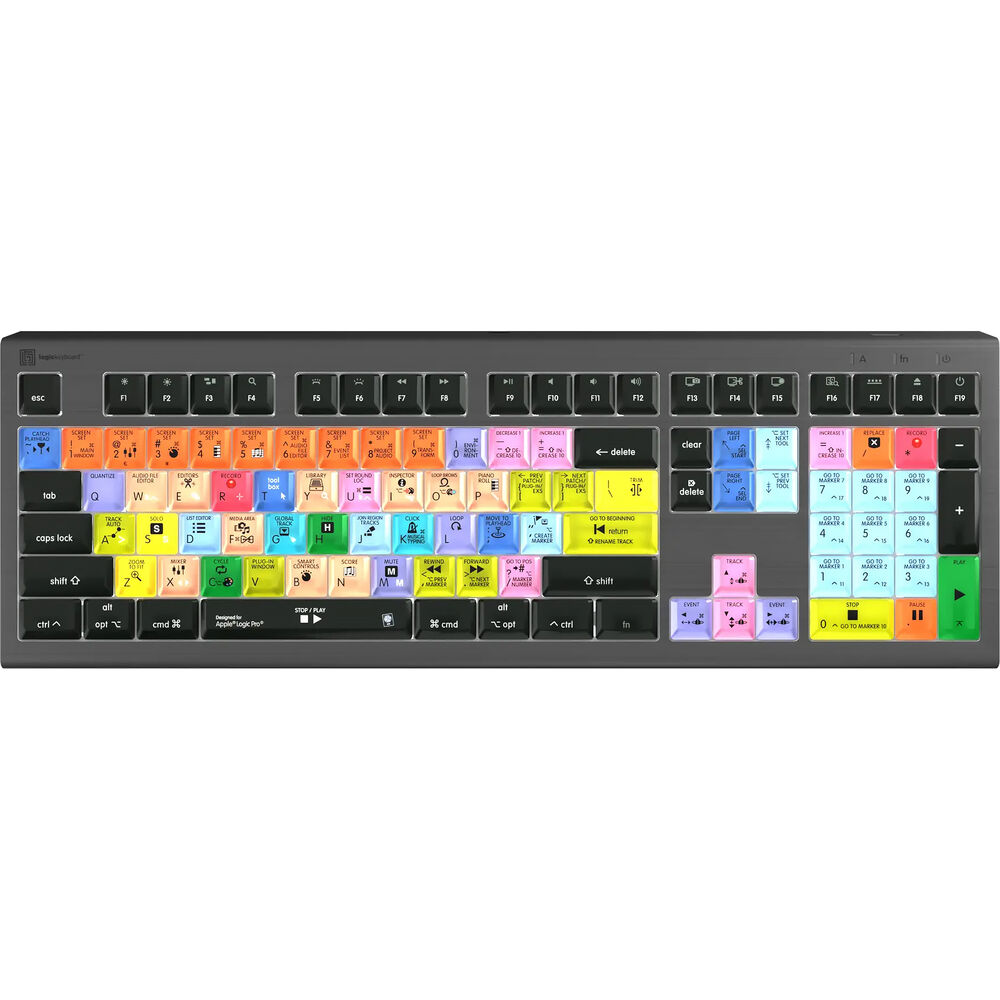 Клавиатура Logickeyboard ASTRA 2 с подсветкой для Apple Logic Pro X (Mac, английский (США))
Клавиатура Logickeyboard ASTRA 2 с подсветкой для Apple Logic Pro X (Mac, английский (США))