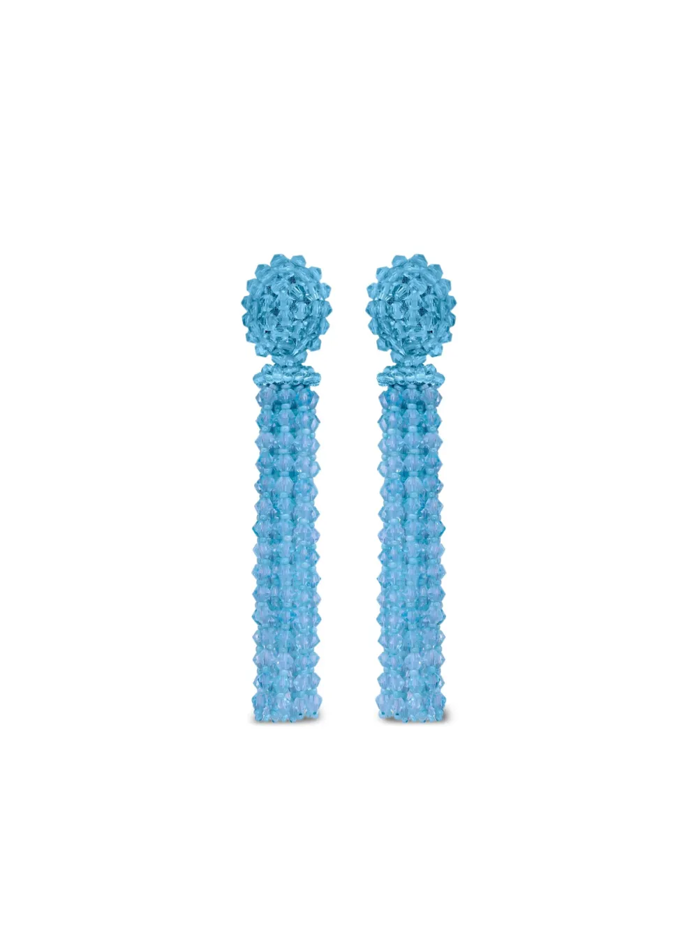 Серьги с бисером Oscar De La Renta, синий
Серьги с бисером Oscar De La Renta, синий