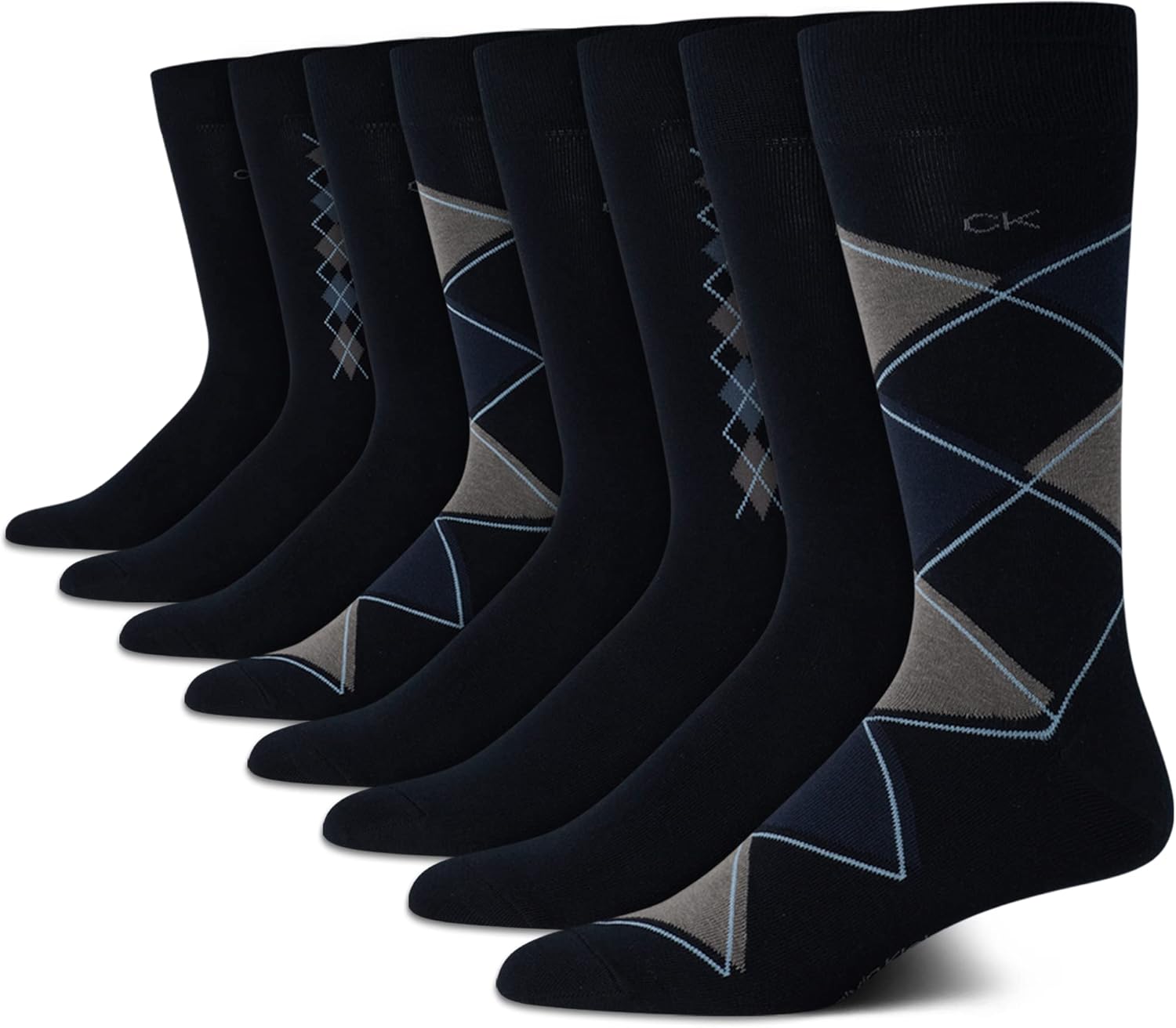 Мужские носки Calvin Klein под наряд - 8 пар дышащих рабочих носков из хлопковой смеси для мужчин, для повседневного делового и официального ношения, Navy Argyle
Мужские носки Calvin Klein под наряд - 8 пар дышащих рабочих носков из хлопковой смеси для мужчин, для повседневного делового и официального ношения, Navy Argyle