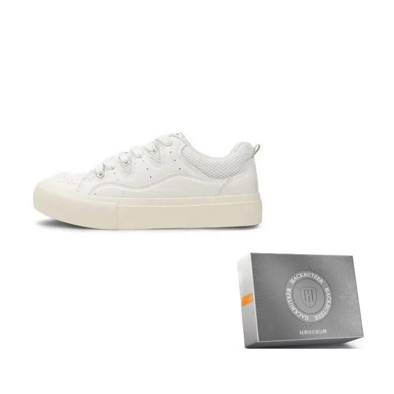 HACKBUTEER Мужские низкие скейтбордские кеды с коробкой - бежевые, цвет Beige
HACKBUTEER Мужские низкие скейтбордские кеды с коробкой - бежевые, цвет Beige