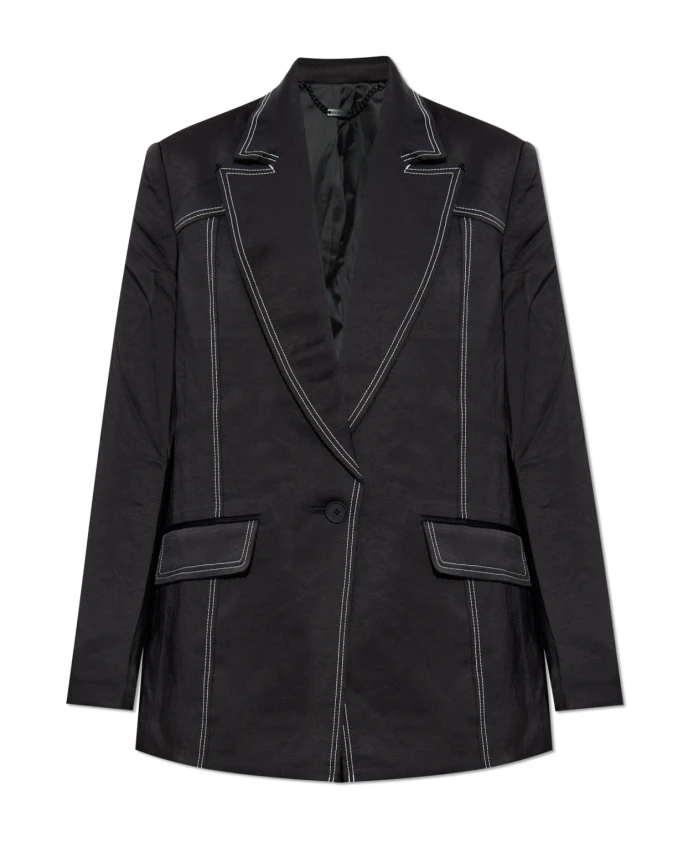 Однобортный пиджак Theah Allsaints, черный
Однобортный пиджак Theah Allsaints, черный