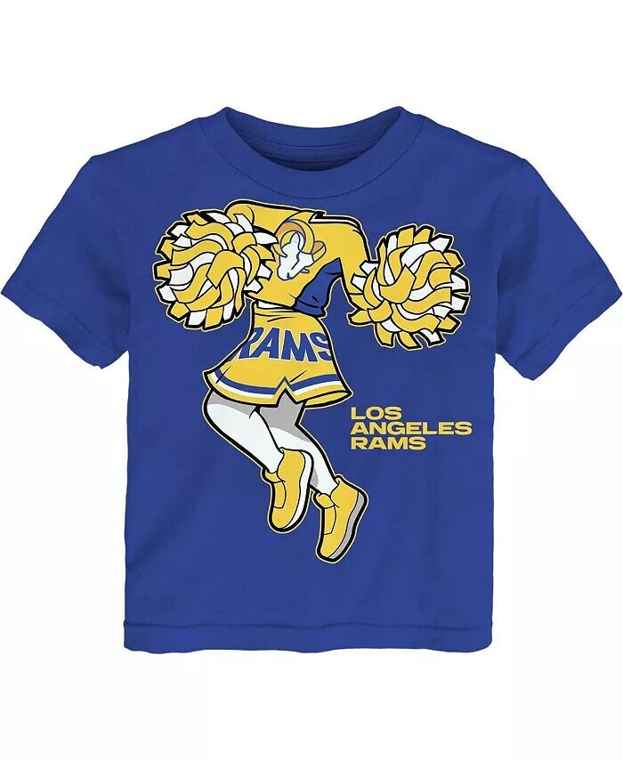 Футболка для девочек-подростков Royal Los Angeles Rams Cheerleader Outerstuff, синий
Футболка для девочек-подростков Royal Los Angeles Rams Cheerleader Outerstuff, синий