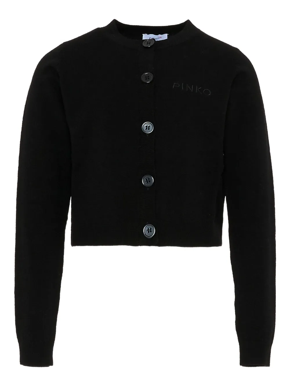 Кардиган с вышитым логотипом Pinko Kids, черный
Кардиган с вышитым логотипом Pinko Kids, черный