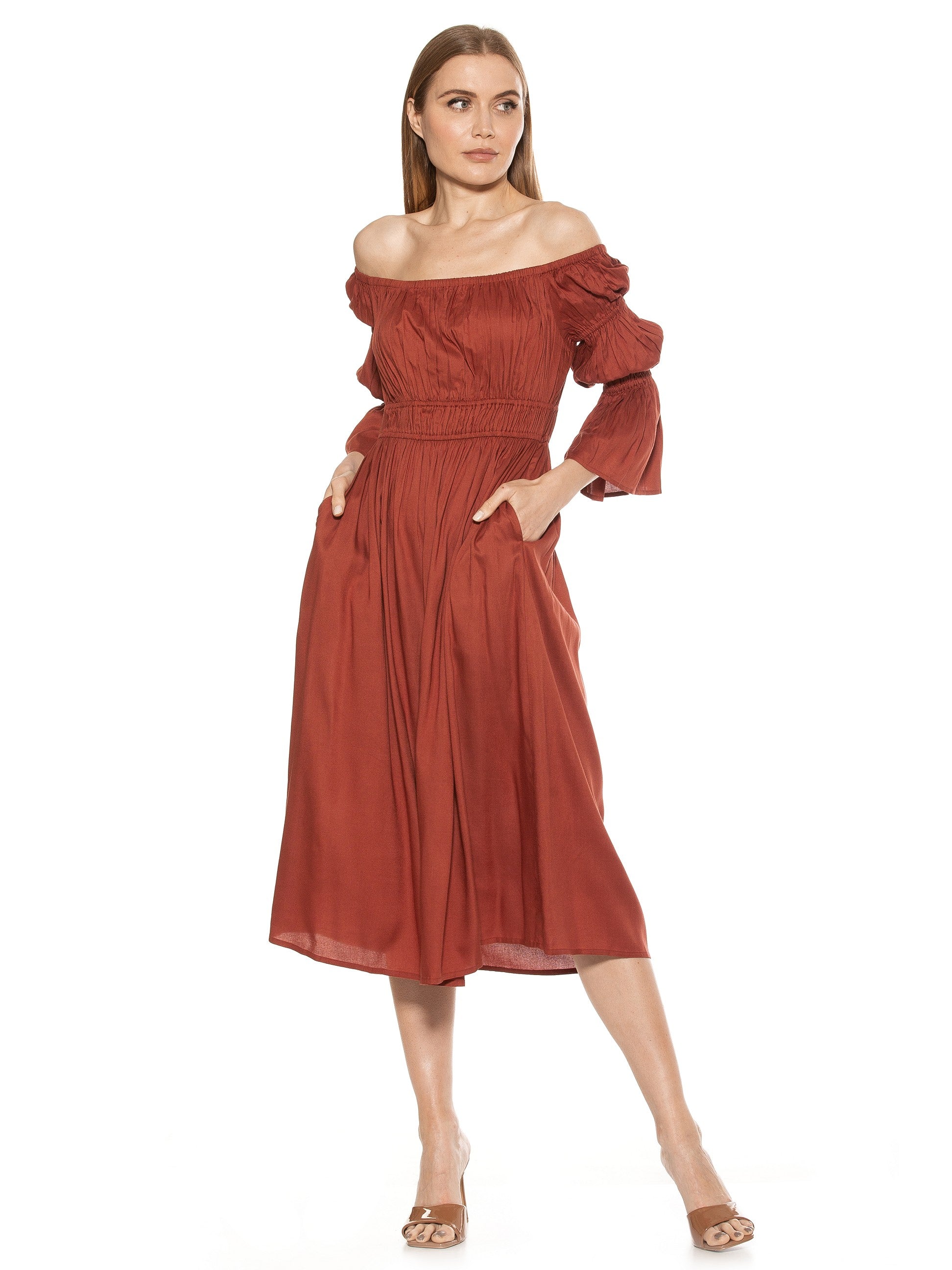 Платье миди Рей ALEXIA ADMOR, цвет red ochre 
Платье миди Рей ALEXIA ADMOR, цвет red ochre