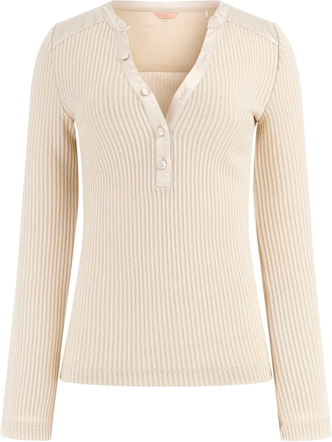 Женский топ Guess Eco Long Sleeve Matilde Henley, Peach Peony
Женский топ Guess Eco Long Sleeve Matilde Henley, Peach Peony