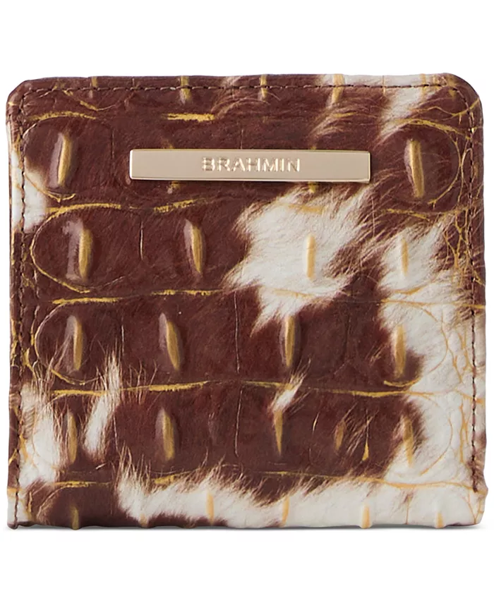 Кошелек из тисненой кожи Jane Melbourne Brahmin, белый
Кошелек из тисненой кожи Jane Melbourne Brahmin, белый