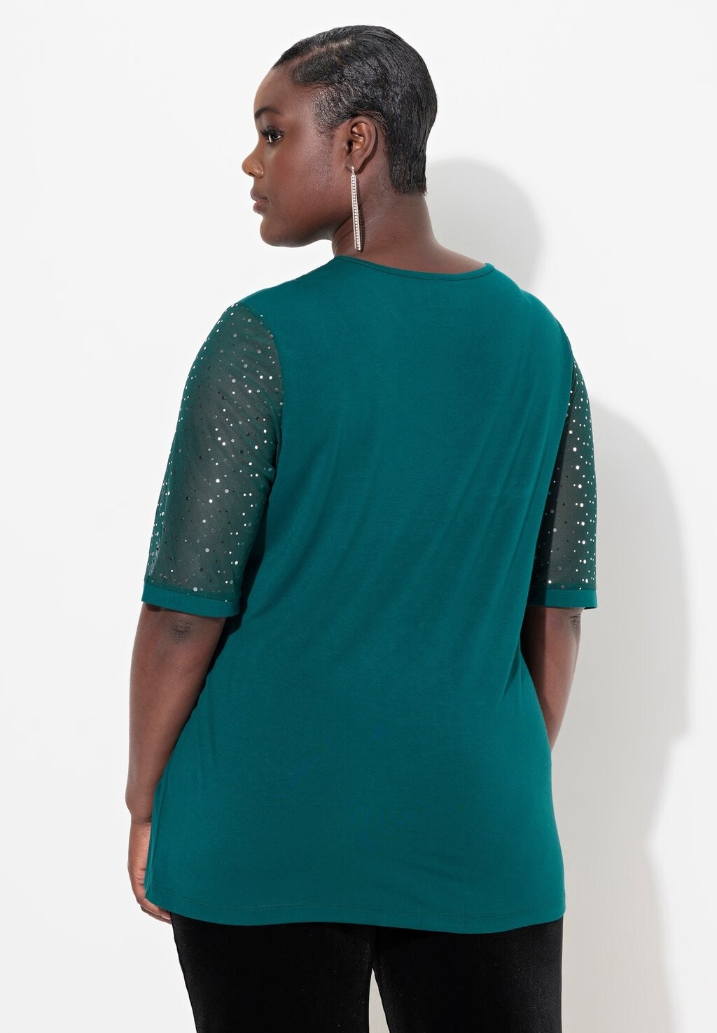 Блуза Ulla Popken, темно-зеленый
Блуза Ulla Popken, темно-зеленый