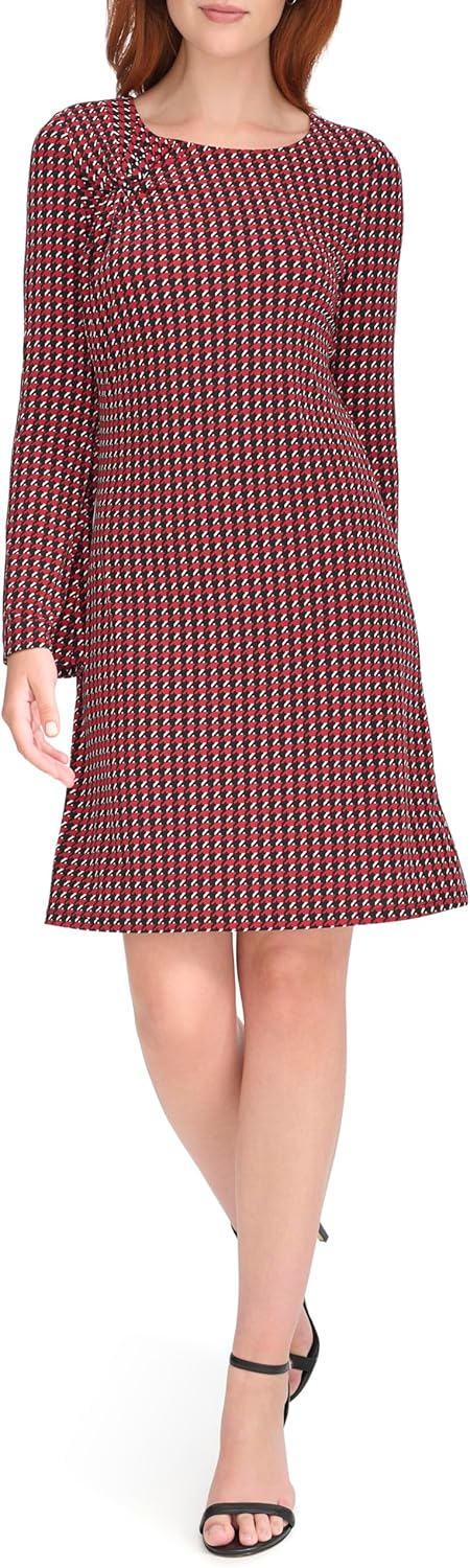 Женское платье Tommy Hilfiger с длинными рукавами, асимметричным вырезом и перекрученной горловиной, Crimson/Black
Женское платье Tommy Hilfiger с длинными рукавами, асимметричным вырезом и перекрученной горловиной, Crimson/Black