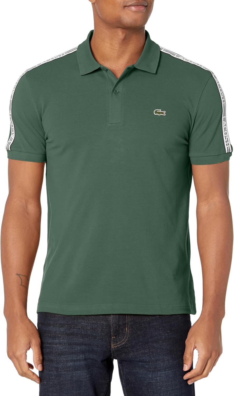 Lacoste мужская поло с логотипом в полоску, Sequoia
Lacoste мужская поло с логотипом в полоску, Sequoia