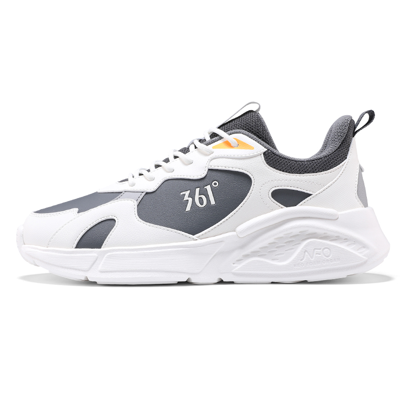 361° Мужские беговые повседневные кроссовки low top Slip Resistant Abrasion Resistant бело-серые
361° Мужские беговые повседневные кроссовки low top Slip Resistant Abrasion Resistant бело-серые