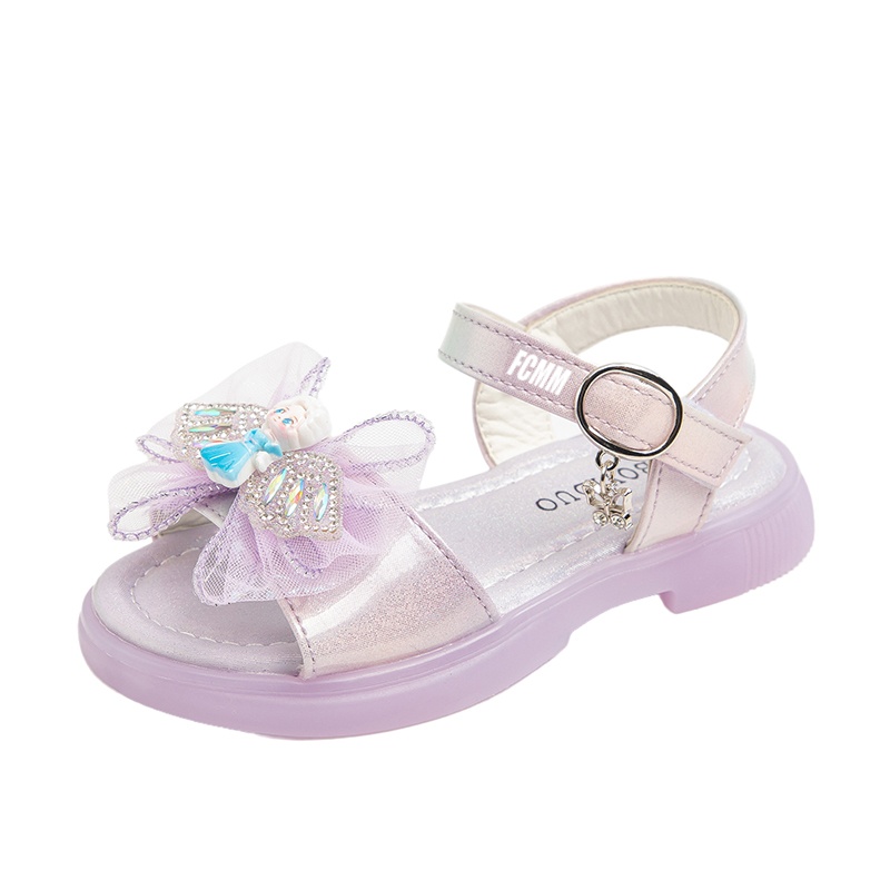 Сандалии детские, противоскользящие, дышащие, низкие FCMM, фиолетовый 
Сандалии детские, противоскользящие, дышащие, низкие FCMM, фиолетовый