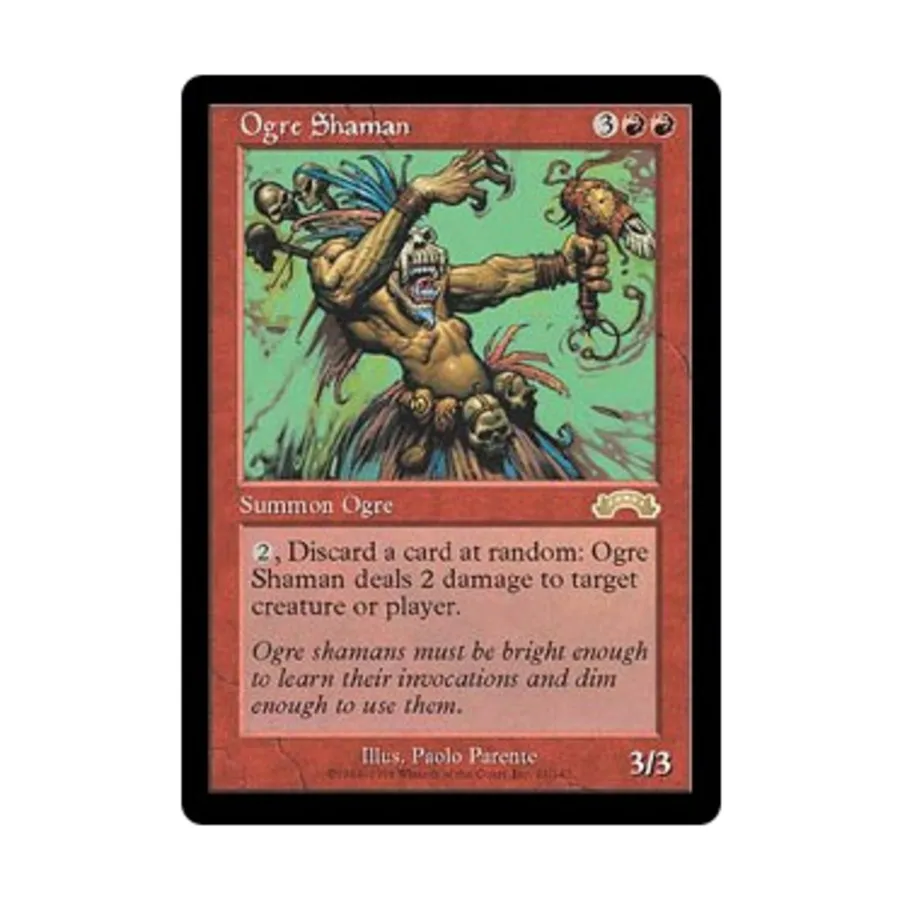 CCG Огр-шаман ( клавиша R), MTG - Exodus
CCG Огр-шаман ( клавиша R), MTG - Exodus