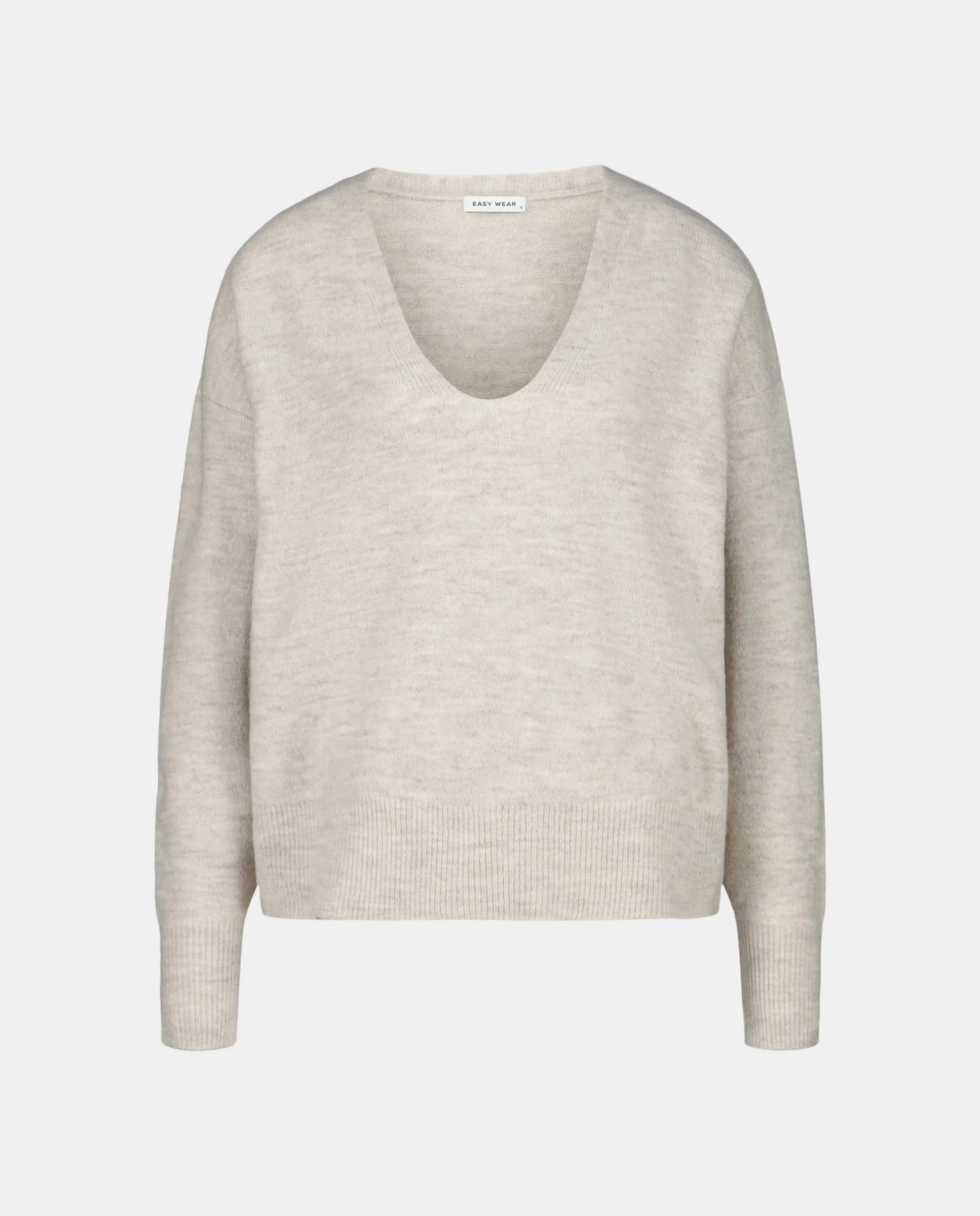 Женская блузка с V-образным вырезом Easy Wear, бежевый 
Женская блузка с V-образным вырезом Easy Wear, бежевый