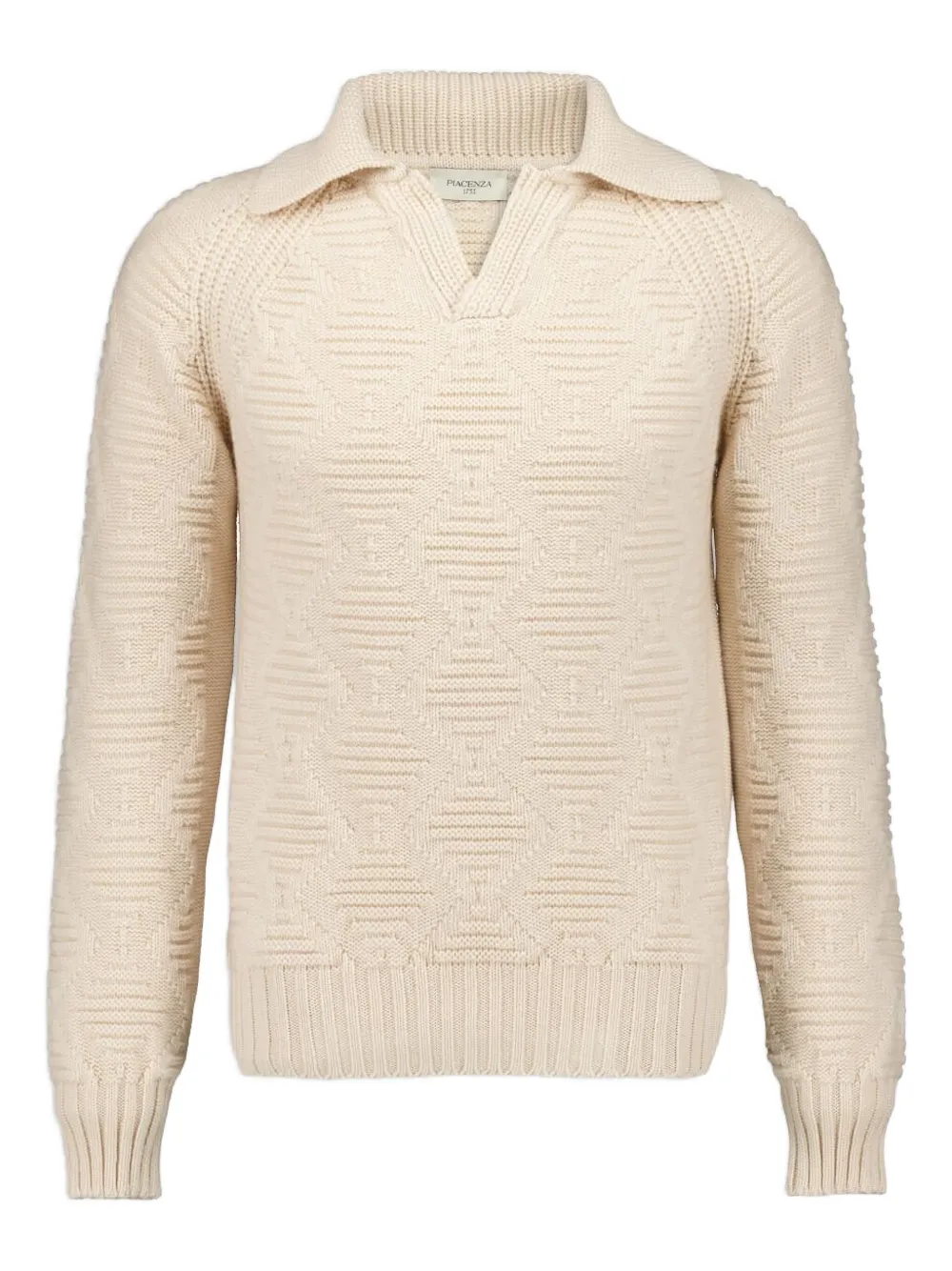 Рубашка поло фактурной вязки Piacenza Cashmere, нейтральный
Рубашка поло фактурной вязки Piacenza Cashmere, нейтральный