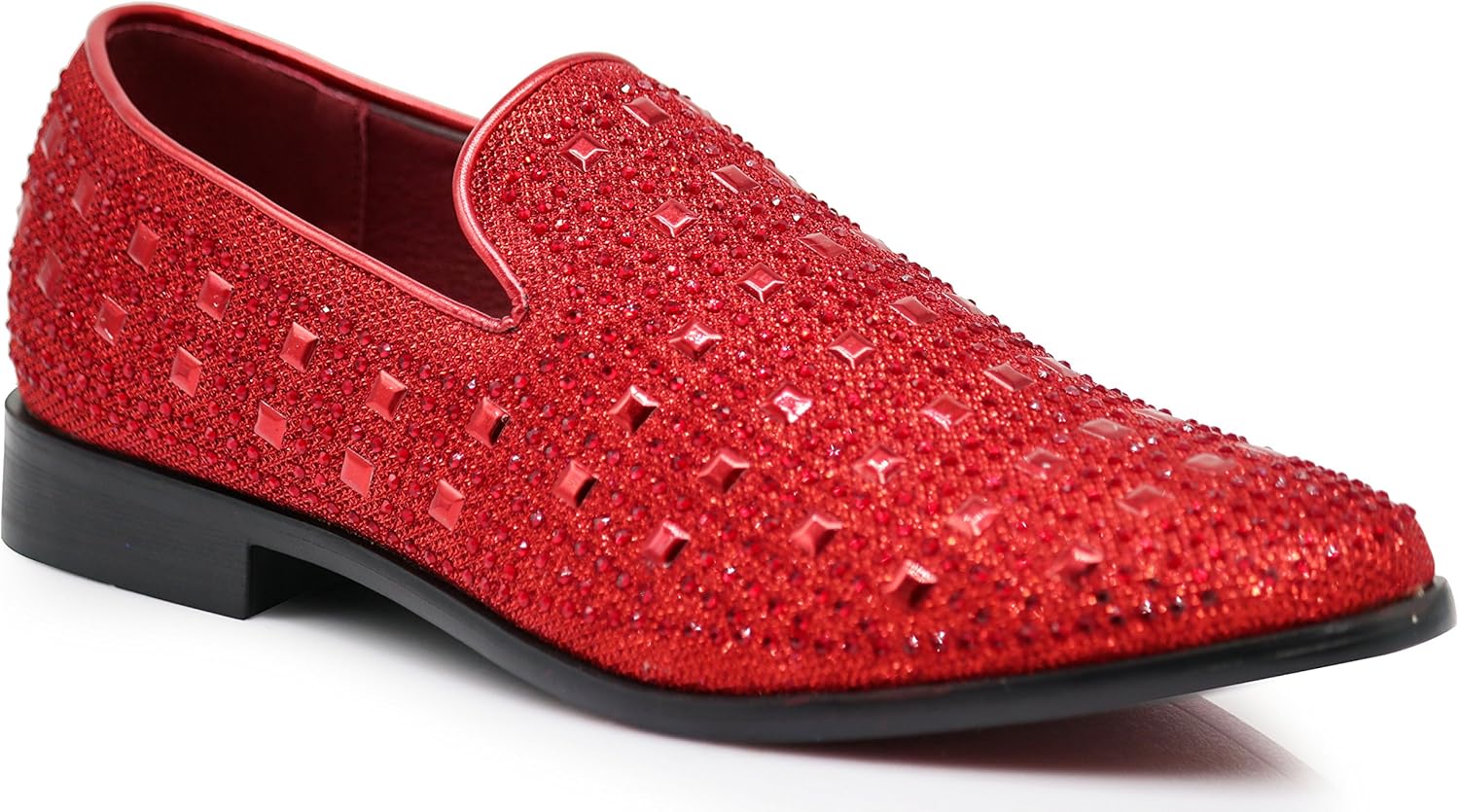 Мужские винтажные модные лоферы SPK11 с кристаллами, дизайнерские туфли-слипоны, классические смокинговые туфли Enzo Romeo, красный
Мужские винтажные модные лоферы SPK11 с кристаллами, дизайнерские туфли-слипоны, классические смокинговые туфли Enzo Romeo, красный