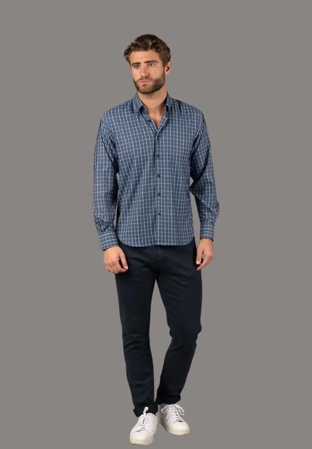 Рубашка темно-синего белого цвета American Heritage
Рубашка темно-синего белого цвета American Heritage