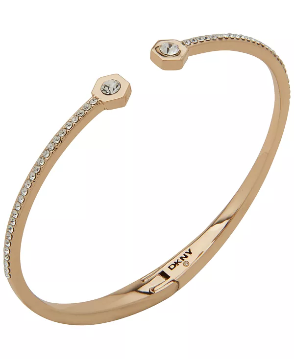 Динамичный шестигранный браслет-манжета с кристаллами и паве Dkny, gold
Динамичный шестигранный браслет-манжета с кристаллами и паве Dkny, gold