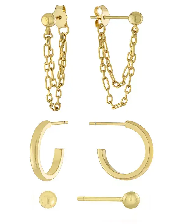 Серьги-Гвоздики, кольца и цепочки из трех частей, позолоченные или посеребренные Macy'S, gold
Серьги-Гвоздики, кольца и цепочки из трех частей, позолоченные или посеребренные Macy'S, gold