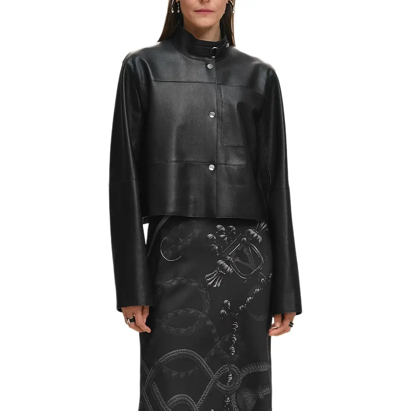 HERMES Кожаная куртка женская, Black
HERMES Кожаная куртка женская, Black