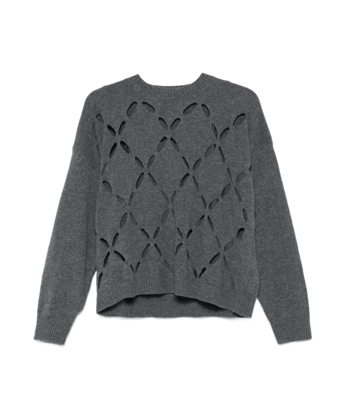 Серый шерстяной свитер AW25 Liu Jo, серый
Серый шерстяной свитер AW25 Liu Jo, серый