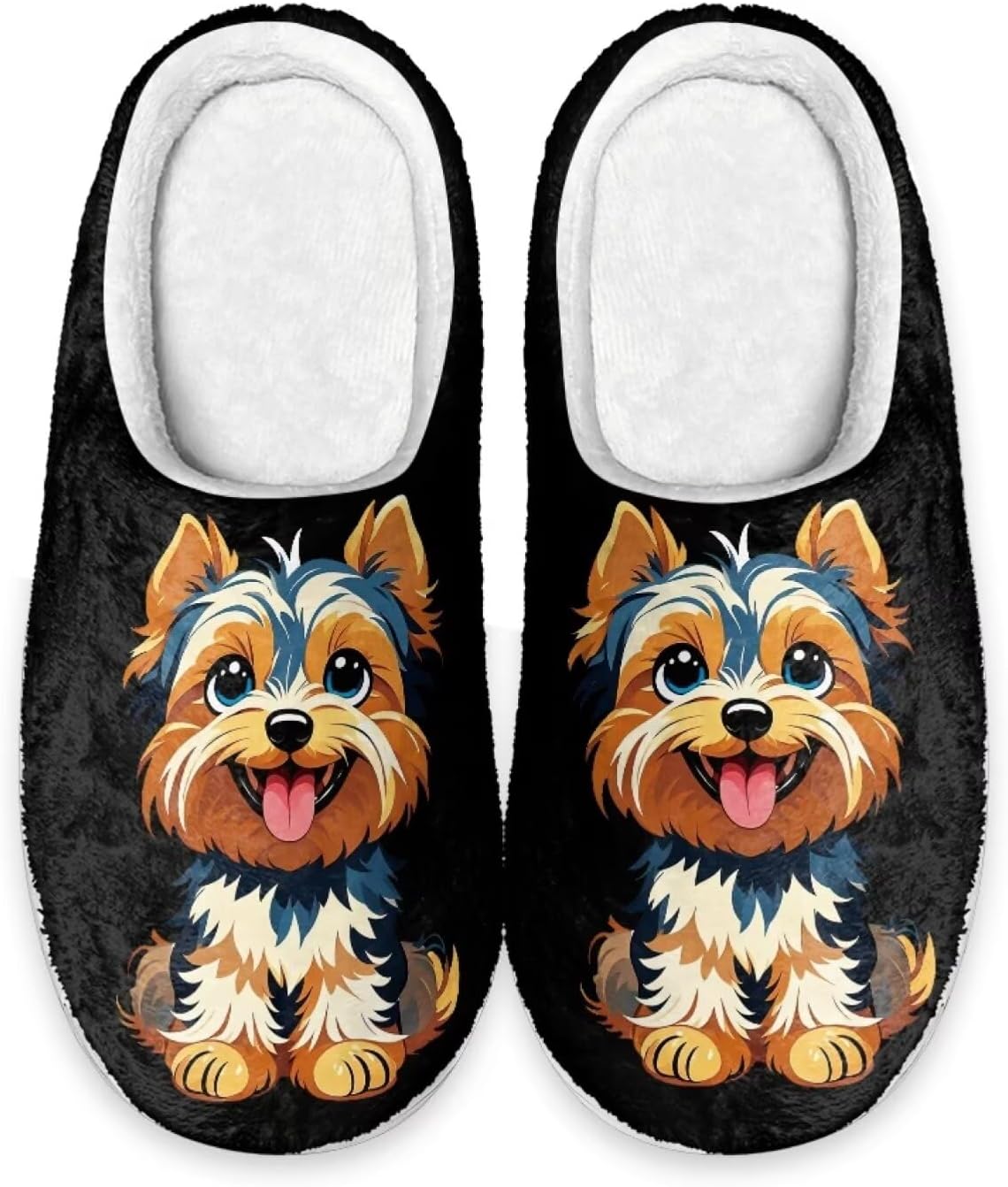 Женские домашние тапочки Forchrinse с милым 3D мопсом, теплые уютные тапочки, мужские домашние туфли, мягкие плюшевые пушистые тапочки для дома и улицы с противоскользящей подошвой, Cute Yorkshire
Женские домашние тапочки Forchrinse с милым 3D мопсом, теплые уютные тапочки, мужские домашние туфли, мягкие плюшевые пушистые тапочки для дома и улицы с противоскользящей подошвой, Cute Yorkshire