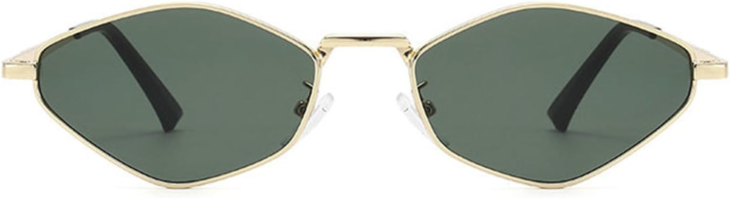 Willochra Популярные модные солнцезащитные очки в форме многоугольника и ромба для женщин, в стиле ретро-панк, модные мужские металлические очки «кошачий глаз», солнцезащитные очки UV400, Green
Willochra Популярные модные солнцезащитные очки в форме многоугольника и ромба для женщин, в стиле ретро-панк, модные мужские металлические очки «кошачий глаз», солнцезащитные очки UV400, Green