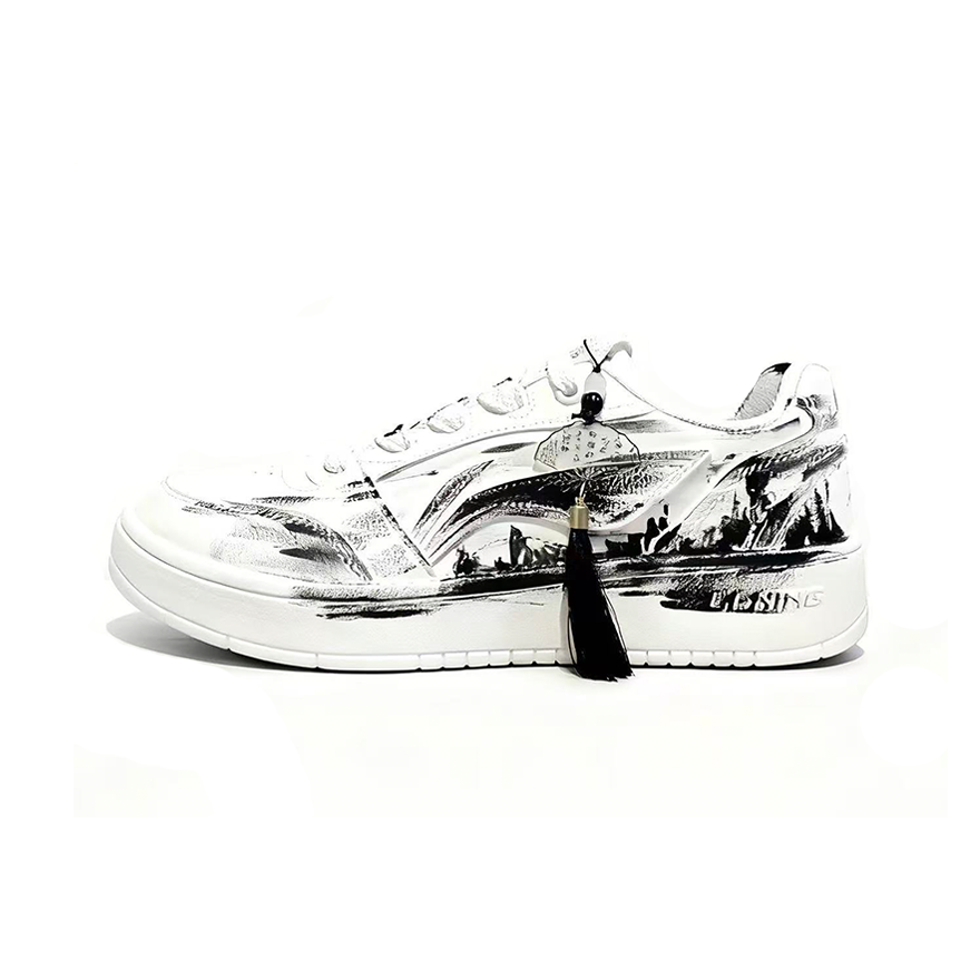 Yuanbao V3 Thermal Coverage Low top Skateboard Shoes Men's LINING, черный белый
Yuanbao V3 Thermal Coverage Low top Skateboard Shoes Men's LINING, черный белый