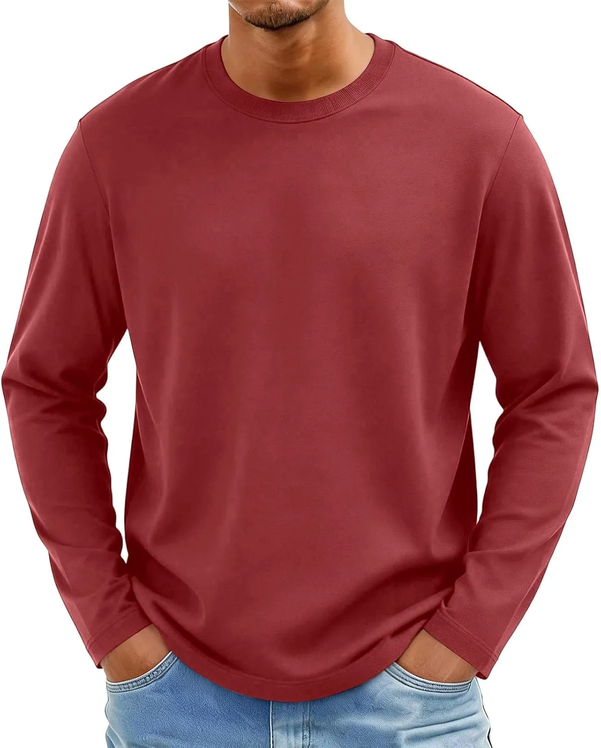 Футболка с длинным рукавом мужская Crew Neck
Футболка с длинным рукавом мужская Crew Neck