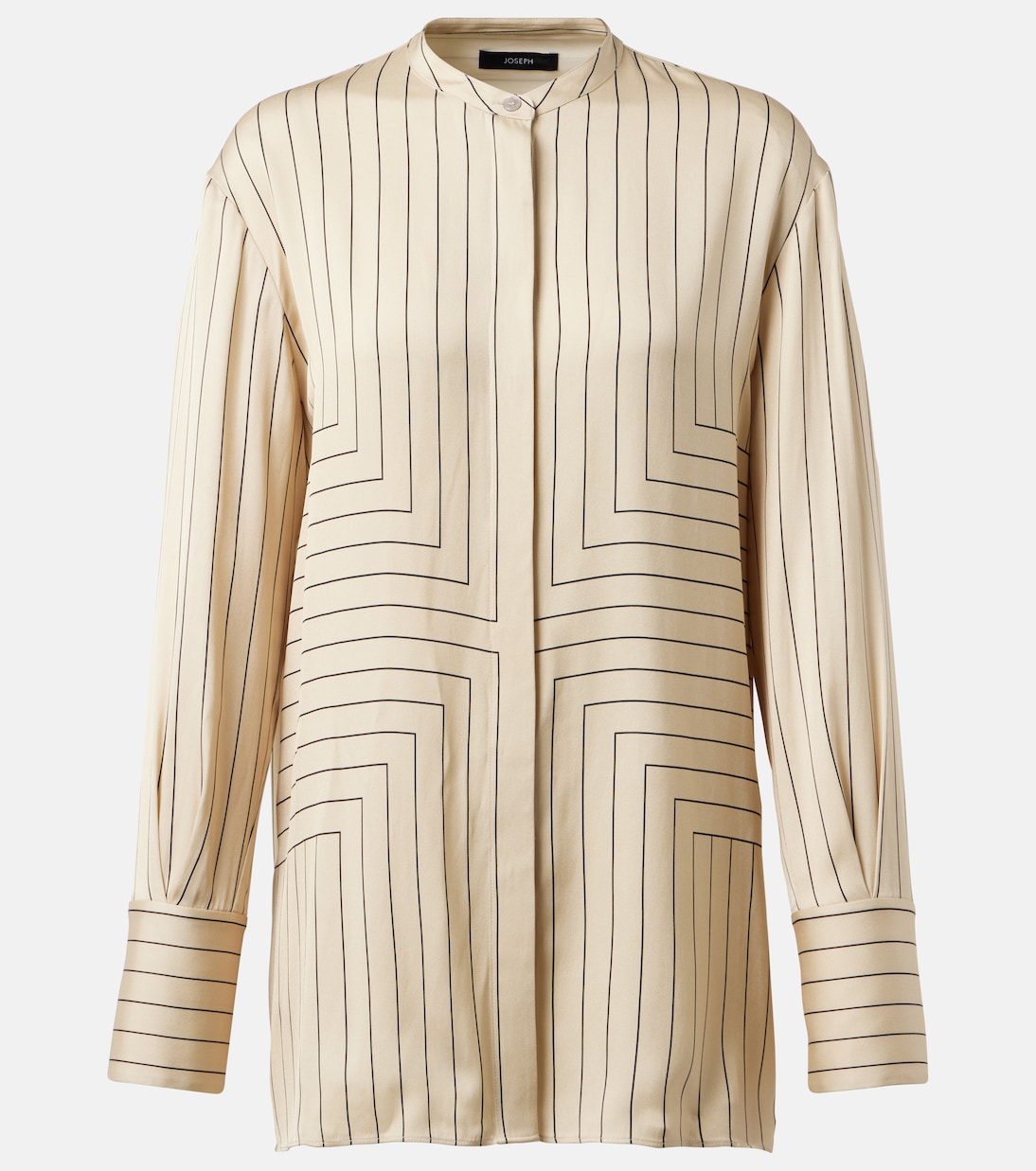 Рубашка Athena из смесового шелка в полоску Joseph, Affogato/Black
Рубашка Athena из смесового шелка в полоску Joseph, Affogato/Black