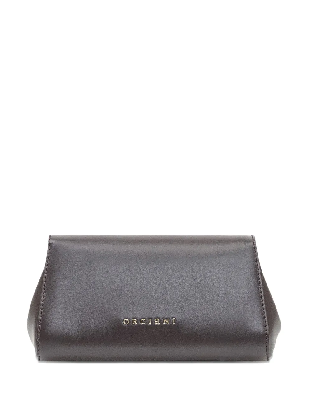 Клатч с украшением в виде цепи Gossip Orciani, коричневый
Клатч с украшением в виде цепи Gossip Orciani, коричневый