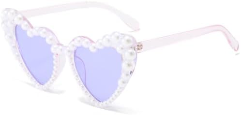 Летние модные солнцезащитные очки в форме сердца с жемчугом для женщин, с крупной оправой, стильные, повседневные, милые, с защитой от УФ-излучения UV400 MTZJH, Purple Purple
Летние модные солнцезащитные очки в форме сердца с жемчугом для женщин, с крупной оправой, стильные, повседневные, милые, с защитой от УФ-излучения UV400 MTZJH, Purple Purple