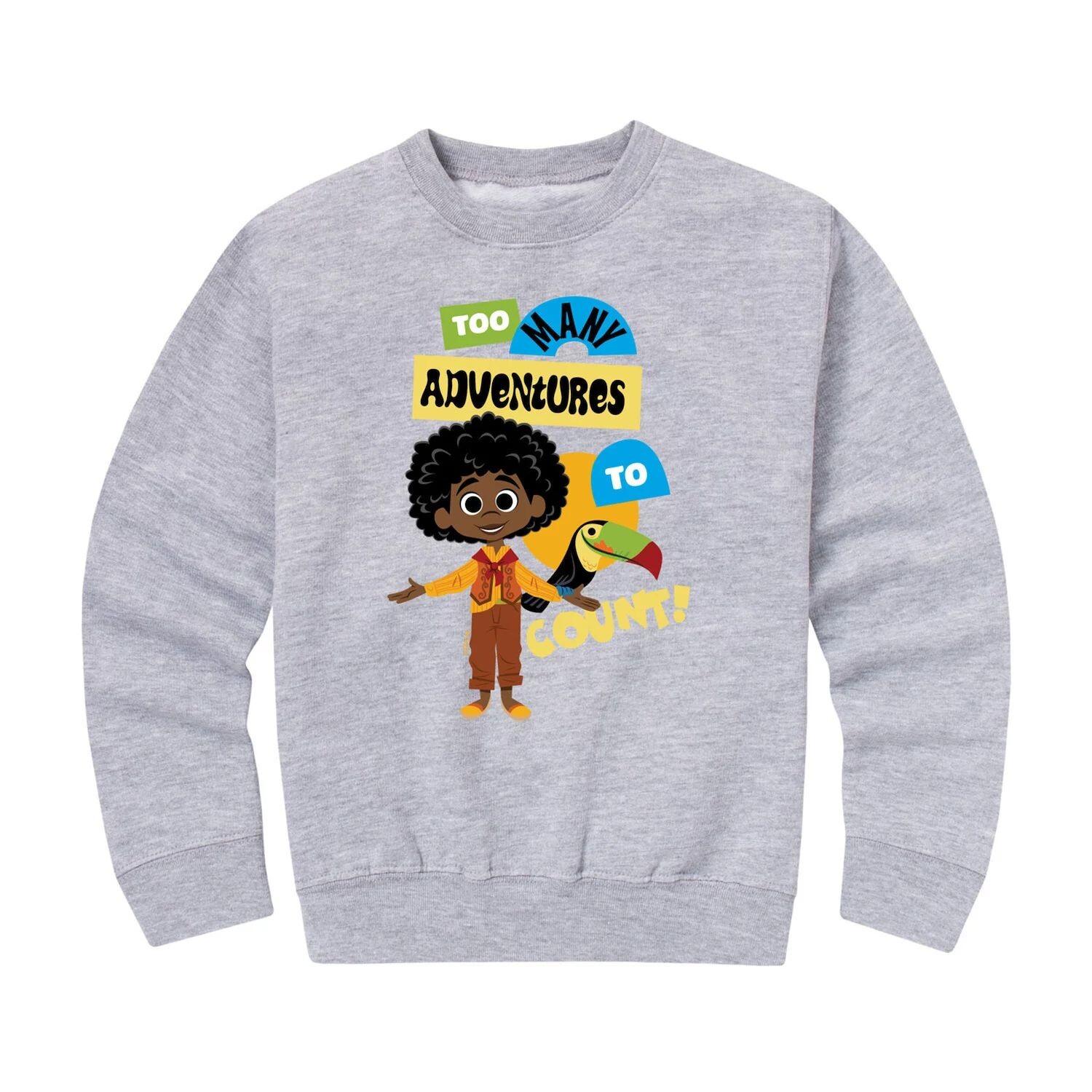 Флисовая толстовка с рисунком Disney's Encanto для мальчиков 8–20 лет «Множество приключений» Licensed Character
Флисовая толстовка с рисунком Disney's Encanto для мальчиков 8–20 лет «Множество приключений» Licensed Character