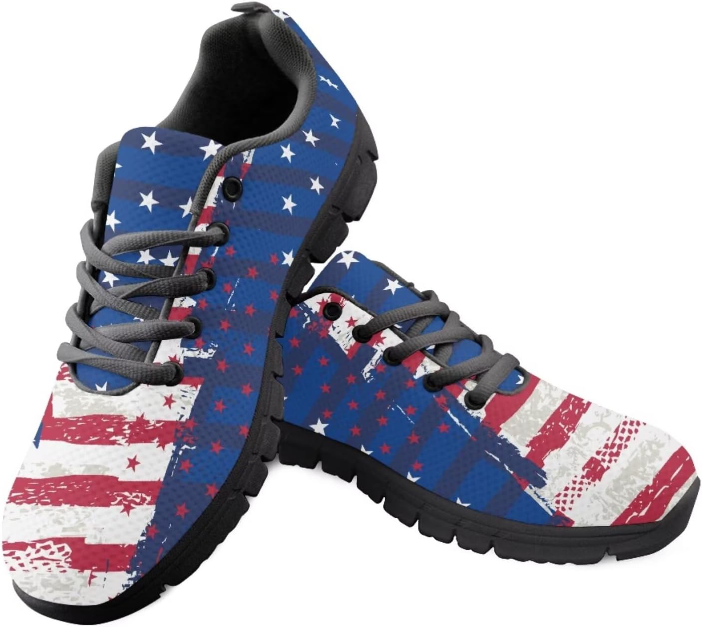 Кроссовки с флагом США для прогулок, кеды на 4 июля, повседневные беговые кроссовки для Дня независимости Getelinseng, America Stripe
Кроссовки с флагом США для прогулок, кеды на 4 июля, повседневные беговые кроссовки для Дня независимости Getelinseng, America Stripe
